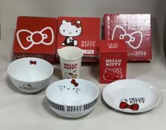 ハローキティHELLO KITTY ローソンコラボ　食器4点セット