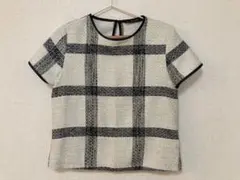 ZARA BASIC チェック柄 半袖シャツ