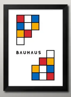 16070■ポスター アート 絵画『バウハウス　BAUHAUS』A3 マット紙