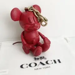 新品未使用　※希少※Disney✖️coach ぬいぐるみ　キーホルダー tifana_1-240001100625