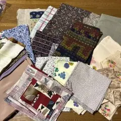 （436）古ハギレまとめ売り　60サイズのダンボールに入るだけ　説明必読