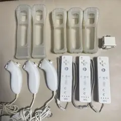 【ジャンク品】 Nintendo Wiiリモコン・ヌンチャクセット