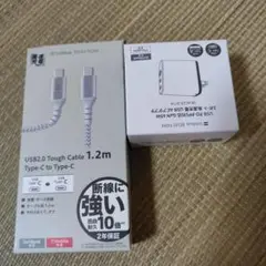 USB-Cケーブル 1.2m & GaN充電器 65W