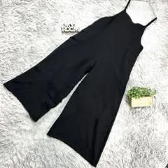 良品❗️【GU】ジーユー ワイドレッグオールインワン(M)黒
