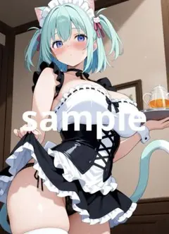 AIイラスト　セクシー　アニメイラスト　ポスター　A4サイズ　No.325