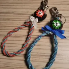 リボンレイキーホルダー2個セット