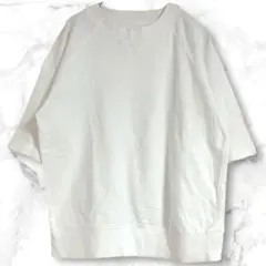 無印良品　MUJI ホワイト Tシャツ　白Tシャツ　トップス　綿　コットン