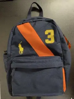 Polo Ralph Lauren リュック　バックパック　 ネイビー/オレンジ