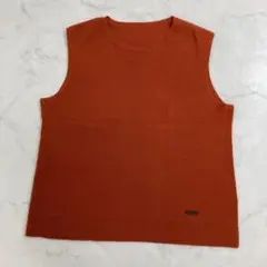 FOXEY カシミヤ混 ノースリーブニット 40 トップス
