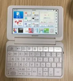 SHARP カラ―電子辞書 Brain 高校生モデル ホワイト系 PW-H77…