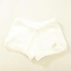 ルームウェア ジェラートピケ もこもこ ショートパンツ F ホワイト ♪