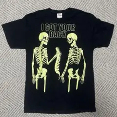 00s 骸骨デザイン Tシャツ FRUIT OF THE LOOM