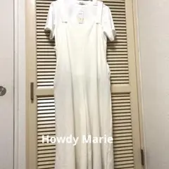 Howdy Marie ホワイト サロペット M 新品未使用インナー付き　1