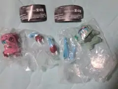 初音ミク　ガンダム　フィギュアコレクション　ガチャガチャ　ガシャポン　2種