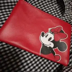 ミニーマウス ポーチ 赤 CB