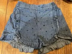マーキーズ　ショートパンツ　デニム　フリル　110
