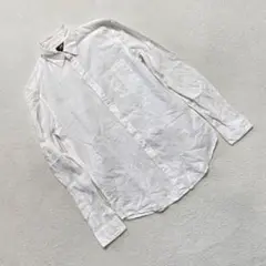 H&M レギュラーフィット コットン 長袖シャツ ホワイト シンプル