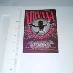 Nirvana Nevermind プロモーションフライヤー ステッカー