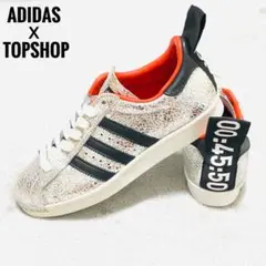 adidas x TOPSHOP スーパースター80s レッド シルバー 美品