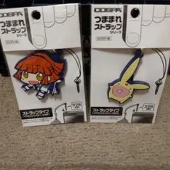 ぷよぷよ　アルル　カーバンクル　つままれストラップ　イヤホンジャック