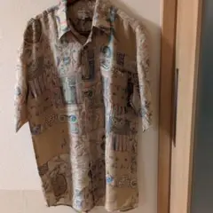 100%シルク シャツ ウォッシャブル シルク M