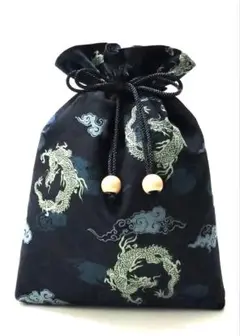 《個性派》ヘラブナ万力入れ 巾着袋 ハンドメイド 小物入れ リールケース