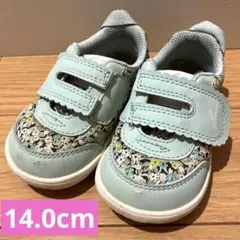 イフミー　花柄スニーカー マジックテープ　14.0cm