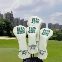 25マルボンゴルフ UNDEFETED 新品 ヘッドカバー4個セット人気