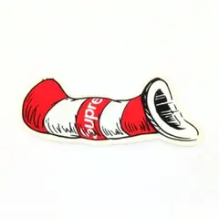 SUPREME CAT IN THE HAT STICKER