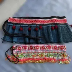 美品☆タイモン族フリンジビーズセット