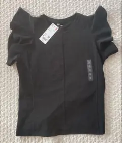 ユニクロ　ラッフルスリーブT Mサイズ