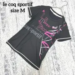 【ルコックスポルティフ】スポーツ トレーニング 半袖 ドライ Tシャツ M