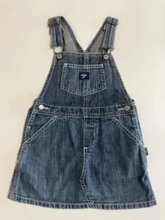 OshKosh B'gosh デニムオーバーオールワンピース