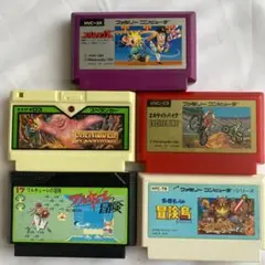 ファミコン人気アクション5本セット［スパルタンX他］