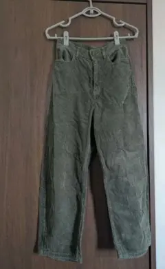 ハイウエストパンツ オリーブグリーン