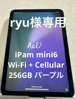 iPad mini6 Wi-Fi + Cellular 256GB