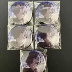 プロセカ　グリッター缶バッジ　朝比奈まふゆ