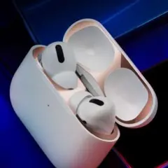 AirPods Pro ダストガード スキンシール ゴールド