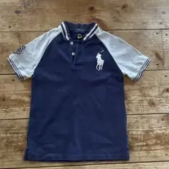 Polo Ralph Lauren ポロシャツ 120㎝ネイビー/グレー