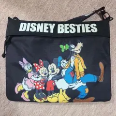 DISNEY BESTIES サコッシュ　黒　東京ディズニーリゾート　グッズ