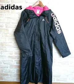 【adidas】アディダス ベンチコート ロゴ入り スポーツウェア