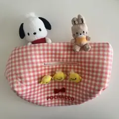 ティッシュボックスケース　ポチャッコ　サンリオ
