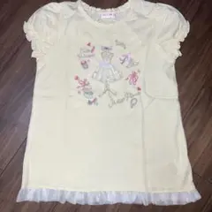 《新品》メゾピアノ　140 Tシャツ　黄色
