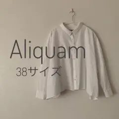Aliquam レディース　ホワイトシャツ 38サイズ