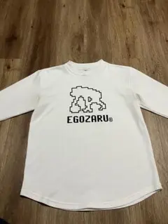 EGOZARU ピクセルアート ロングシャツ S