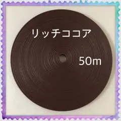 【H101】⭐️リッチココア⭐️訳ありクラフトバンド 50m