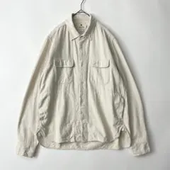 SNOW PEAK (ja) L コンフォートワークシャツ コットンリネン