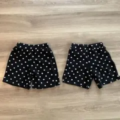 PAIR MANON 水玉ハーフパンツ 100 双子