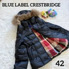 美品!BLUE LABEL CRESTBRIDGE ダウンジャケット ブラック