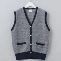 <6(ROKU)>CHIDORI KNIT VEST/ベスト